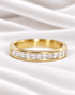Bague Demi-Alliance Diamants 0.52 carat "Juan" - Elliade Paris