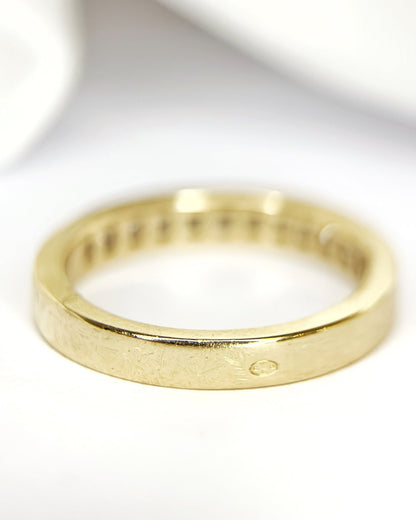 Bague Demi-Alliance Diamants 0.52 carat "Juan" - Elliade Paris