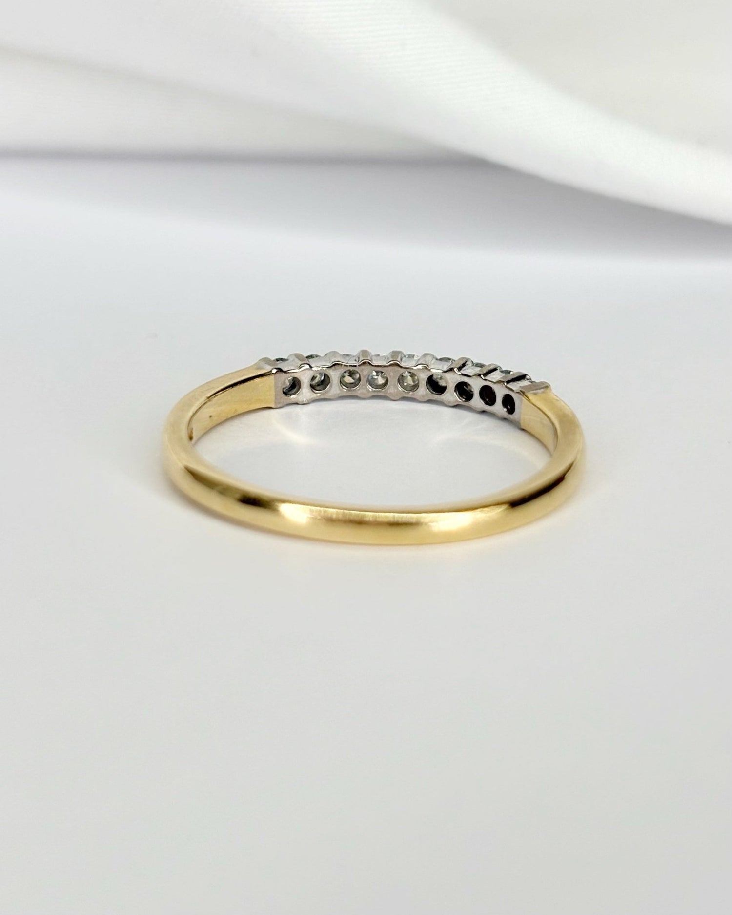 Bague Demi - Alliance Diamants "Dalila" - Elliade Paris