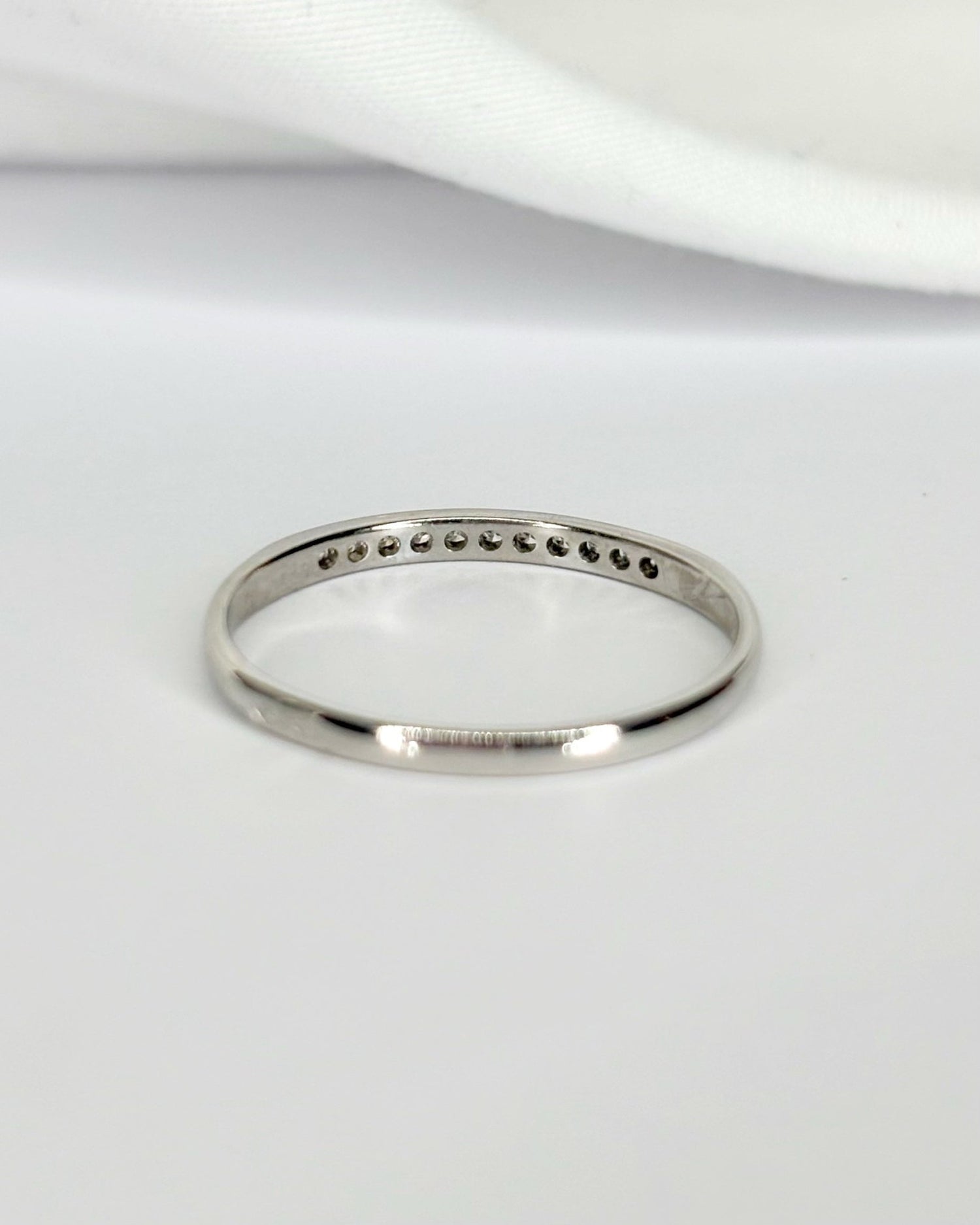 Bague Demi - Alliance Diamants "Nour" - Elliade Paris