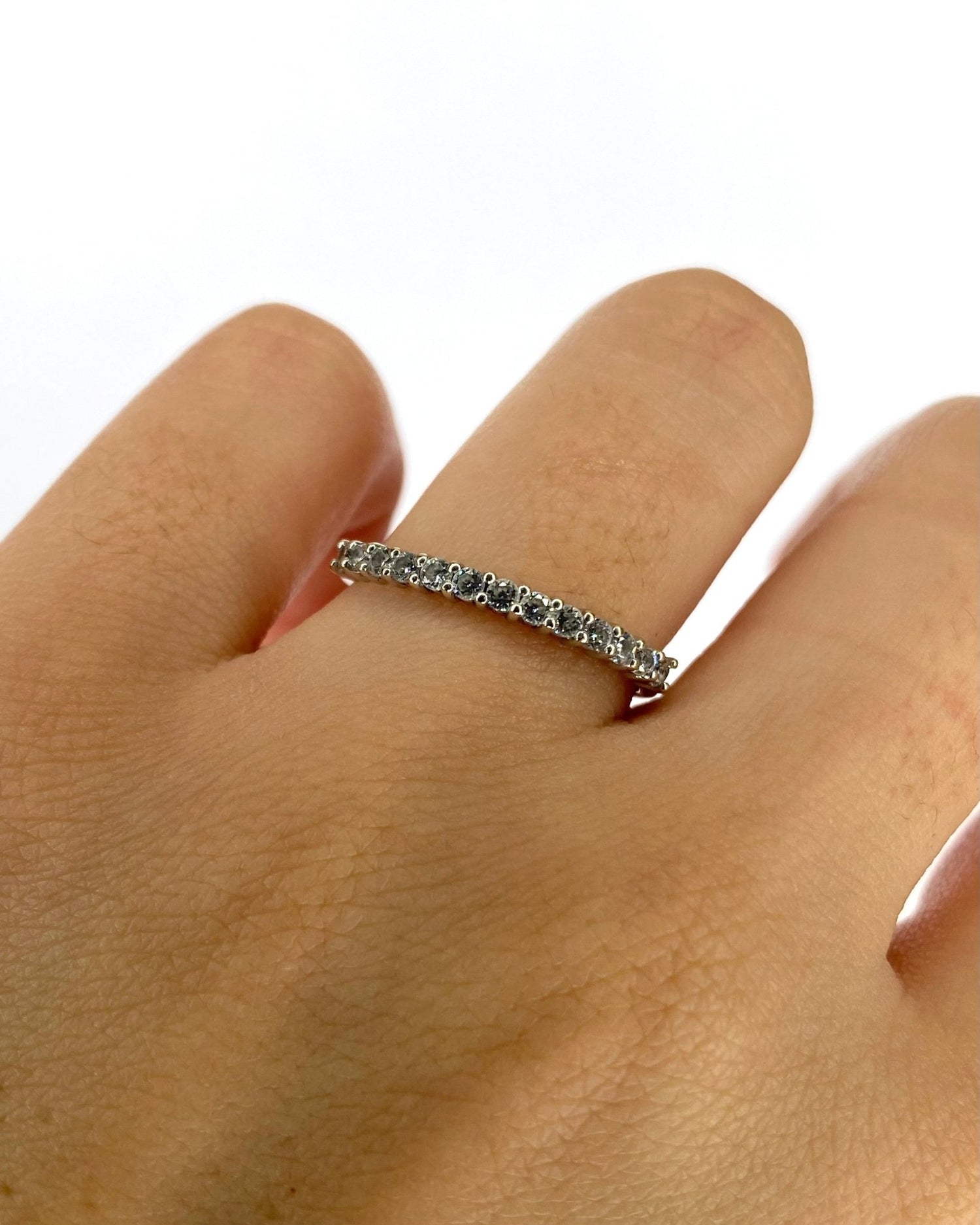 Bague Demi - Alliance Diamants "Sandy" - Elliade Paris