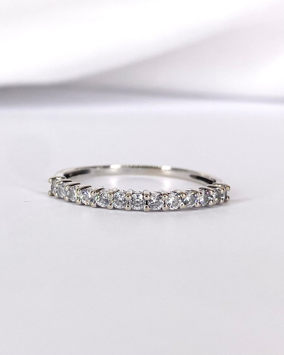Bague Demi - Alliance Diamants "Sandy" - Elliade Paris