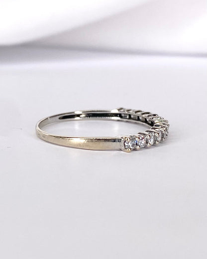 Bague Demi - Alliance Diamants "Sandy" - Elliade Paris