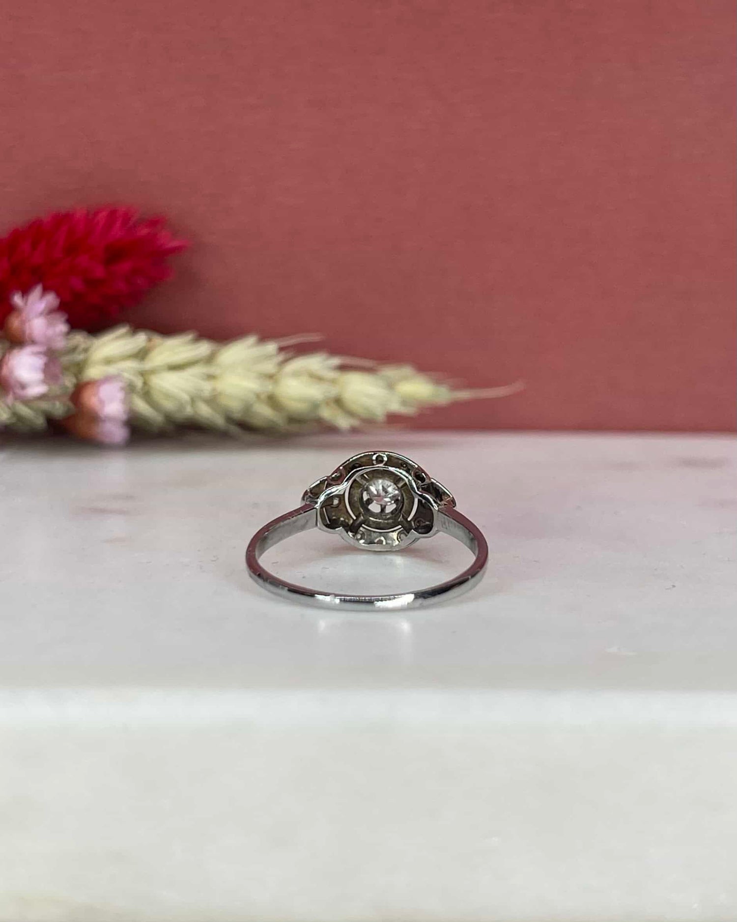 Bague Vintage Art-Déco Diamants  &quot;Sadie&quot;