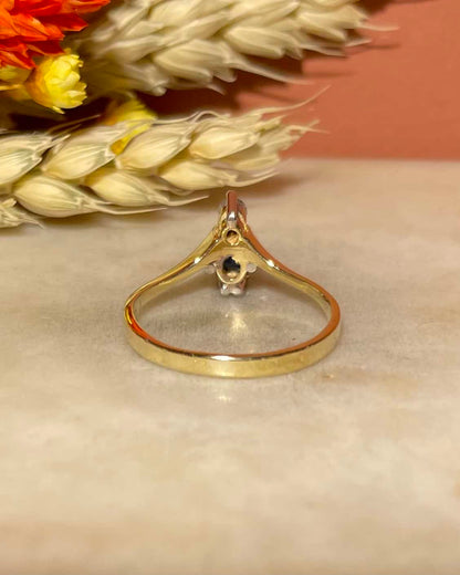 Bague Diadème Saphir &amp; Diamant &quot;Jorissa&quot;