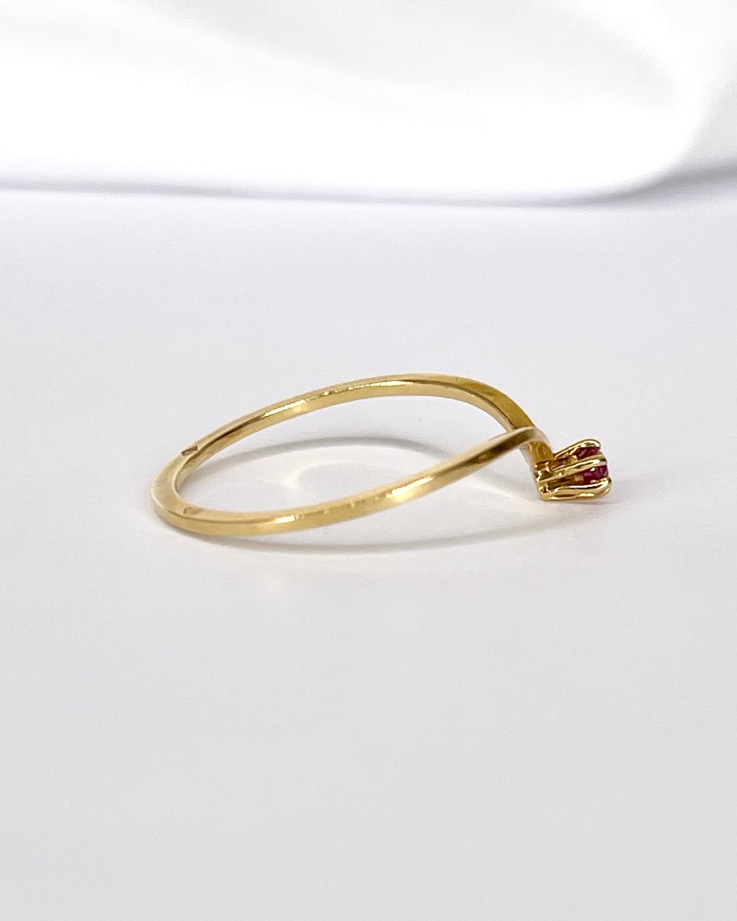 Bague Diadème Rubis "Bella" - Elliade Paris