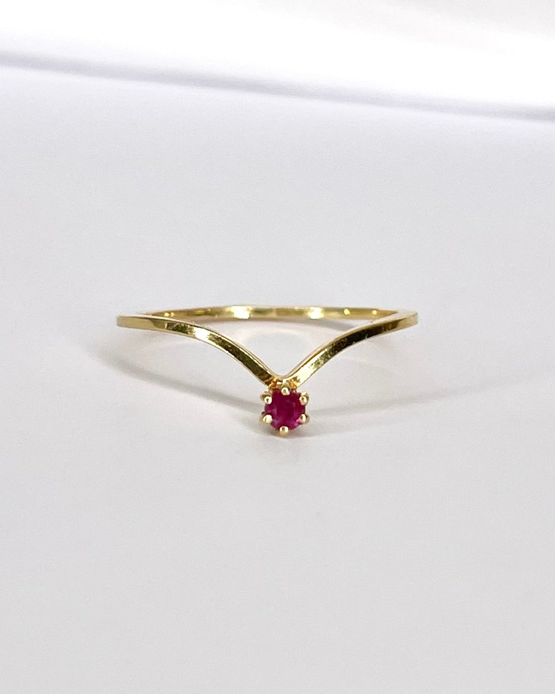 Bague Diadème Rubis "Bella" - Elliade Paris