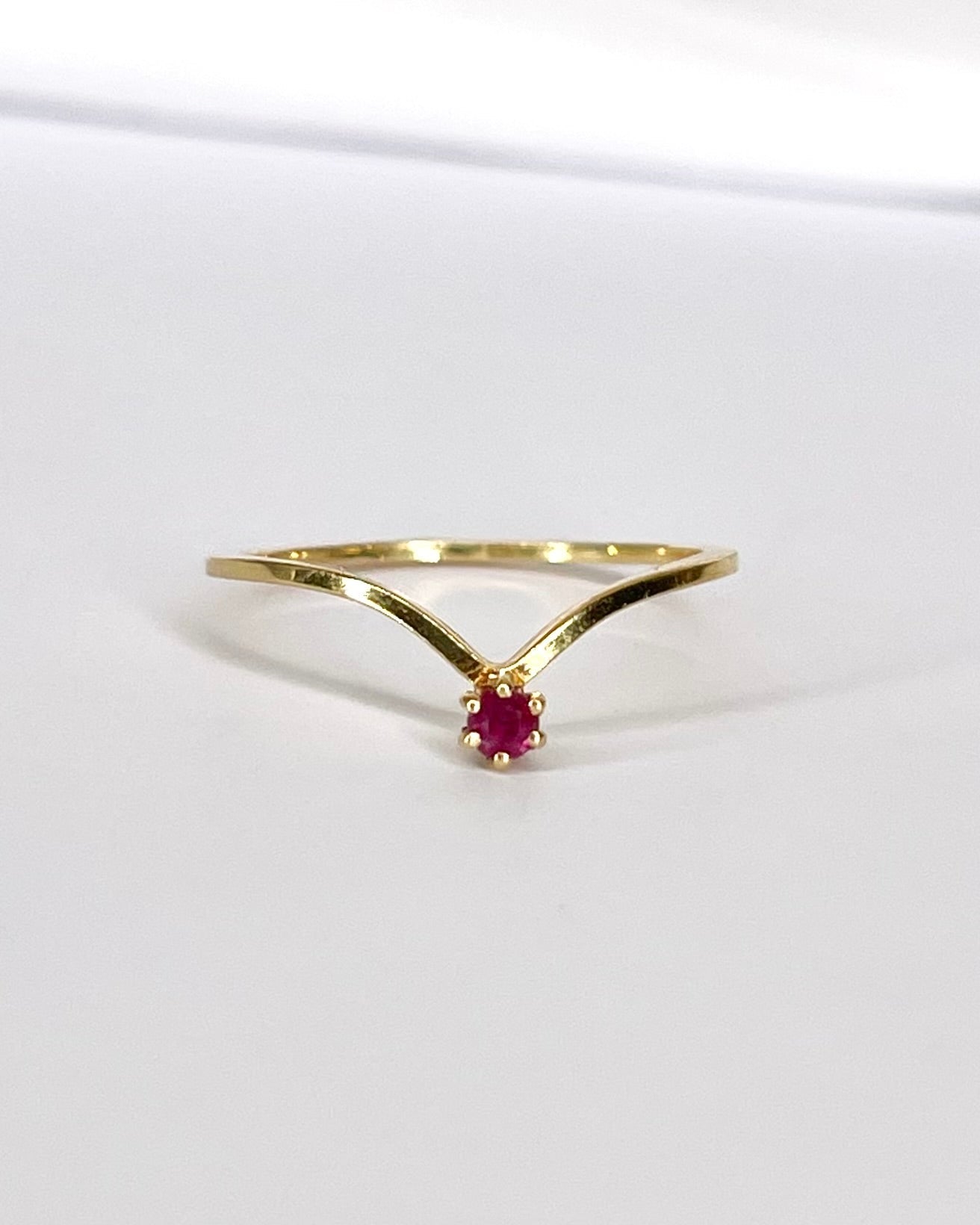 Bague Diadème Rubis "Bella" - Elliade Paris