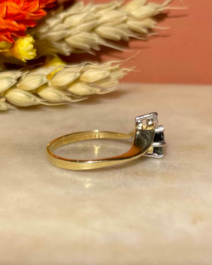 Bague Diadème Saphir &amp; Diamant &quot;Jorissa&quot; - Elliade Paris