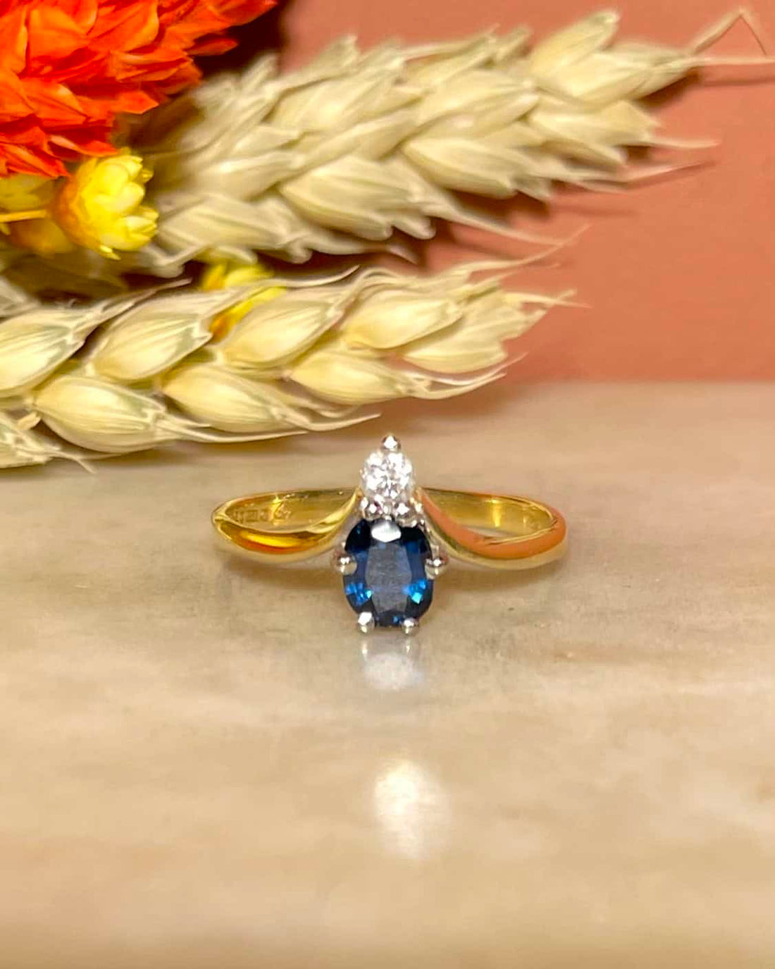 Bague Diadème Saphir &amp; Diamant &quot;Jorissa&quot;