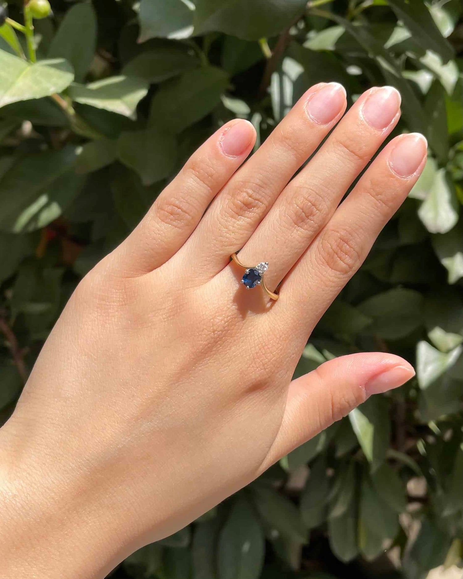 Bague Diadème Saphir &amp; Diamant &quot;Jorissa&quot;
