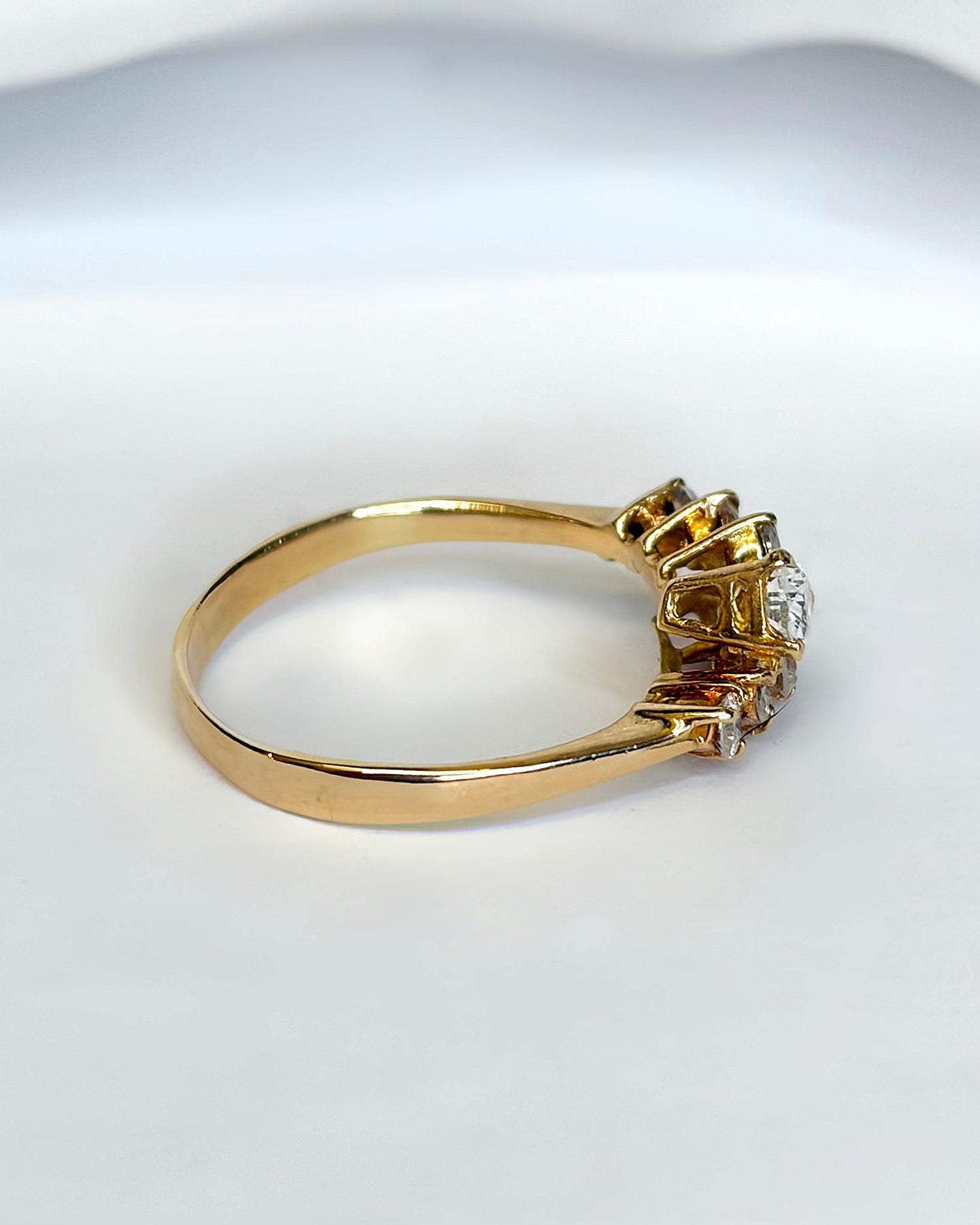 Bague Diamant Diamants taille Poire 0.90 carat "Alice" - Elliade Paris
