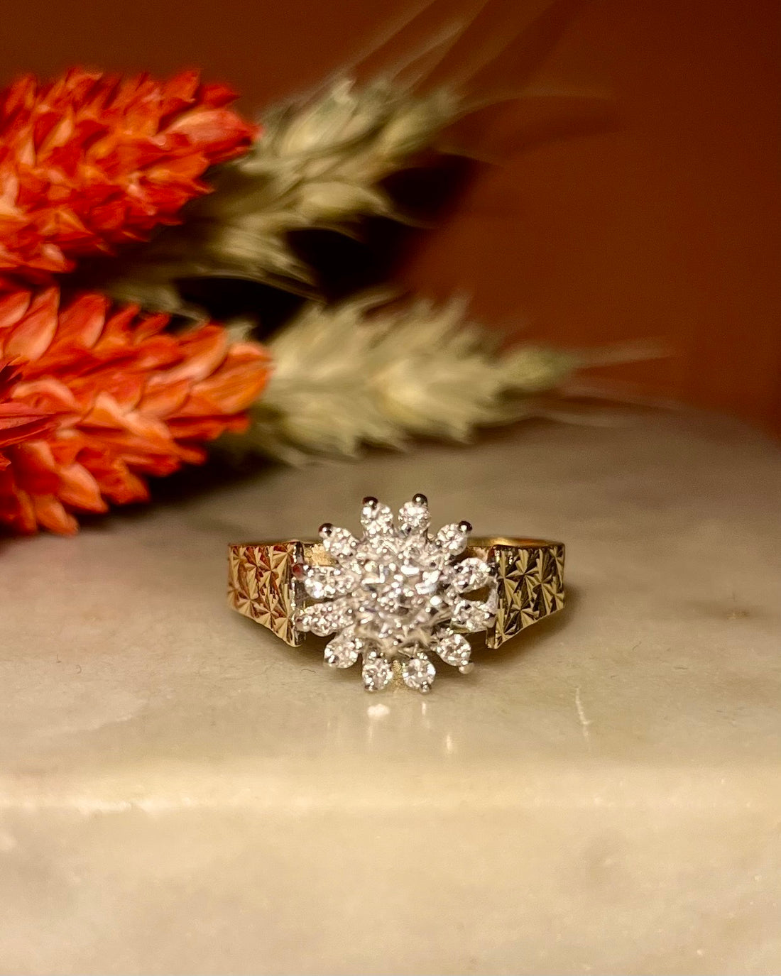 Bague Marguerite 13 Diamants &quot;Manella&quot;