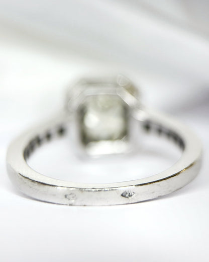 Bague Diamant Jaune Fancy Light &amp; diamants blancs 1.98 carat "Sam" - Elliade Paris