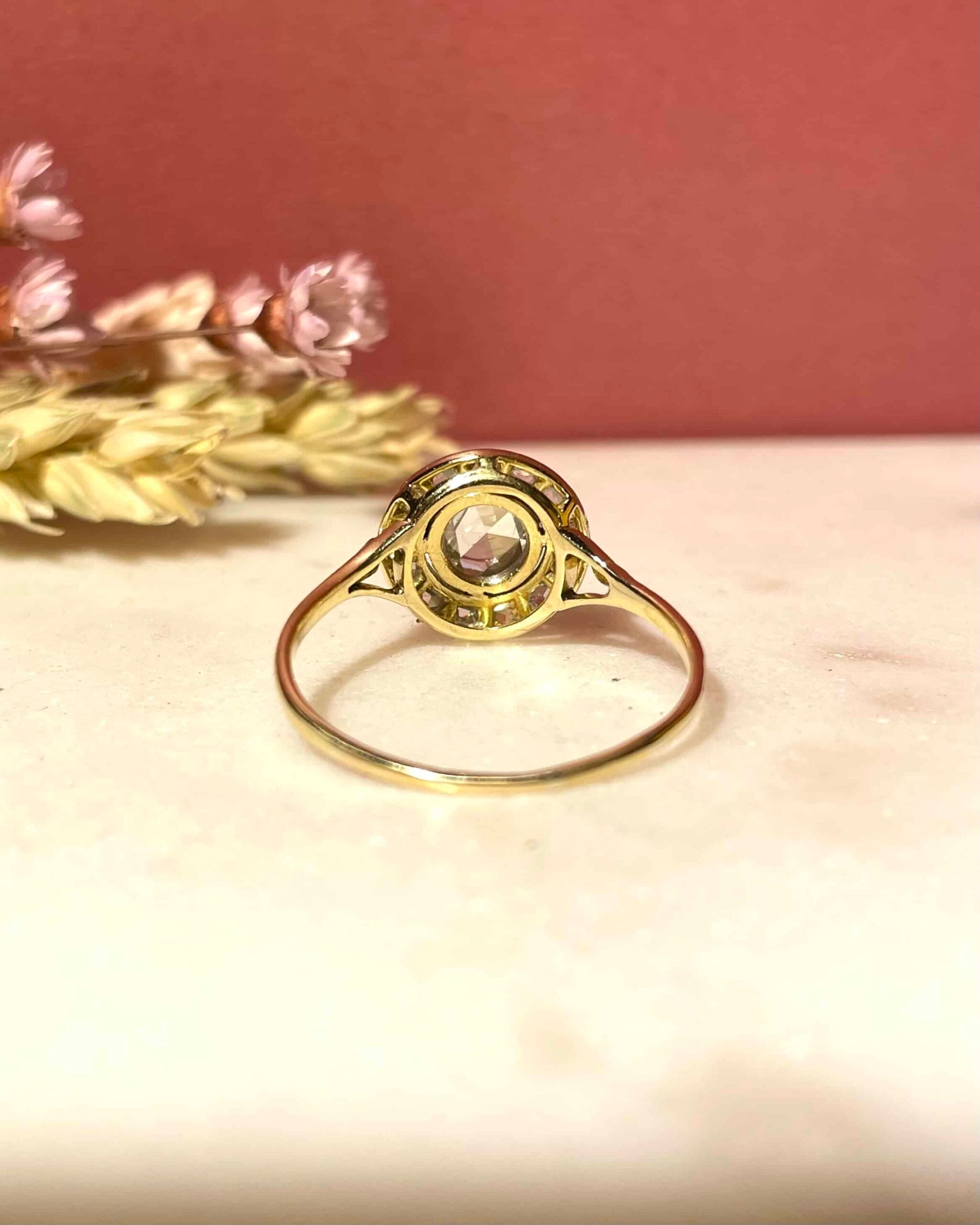 Bague Art-Déco Diamants 0.61 carat &quot;Timéa&quot;