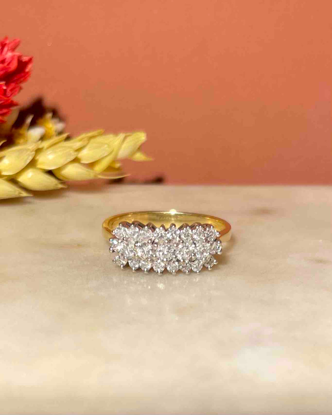 &quot;Stelly&quot; 23 Diamond River Ring 0.60 carat