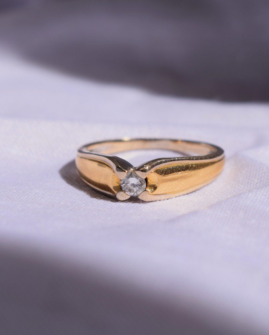 Bague Or et Diamant &quot;Inès&quot; - Elliade Paris