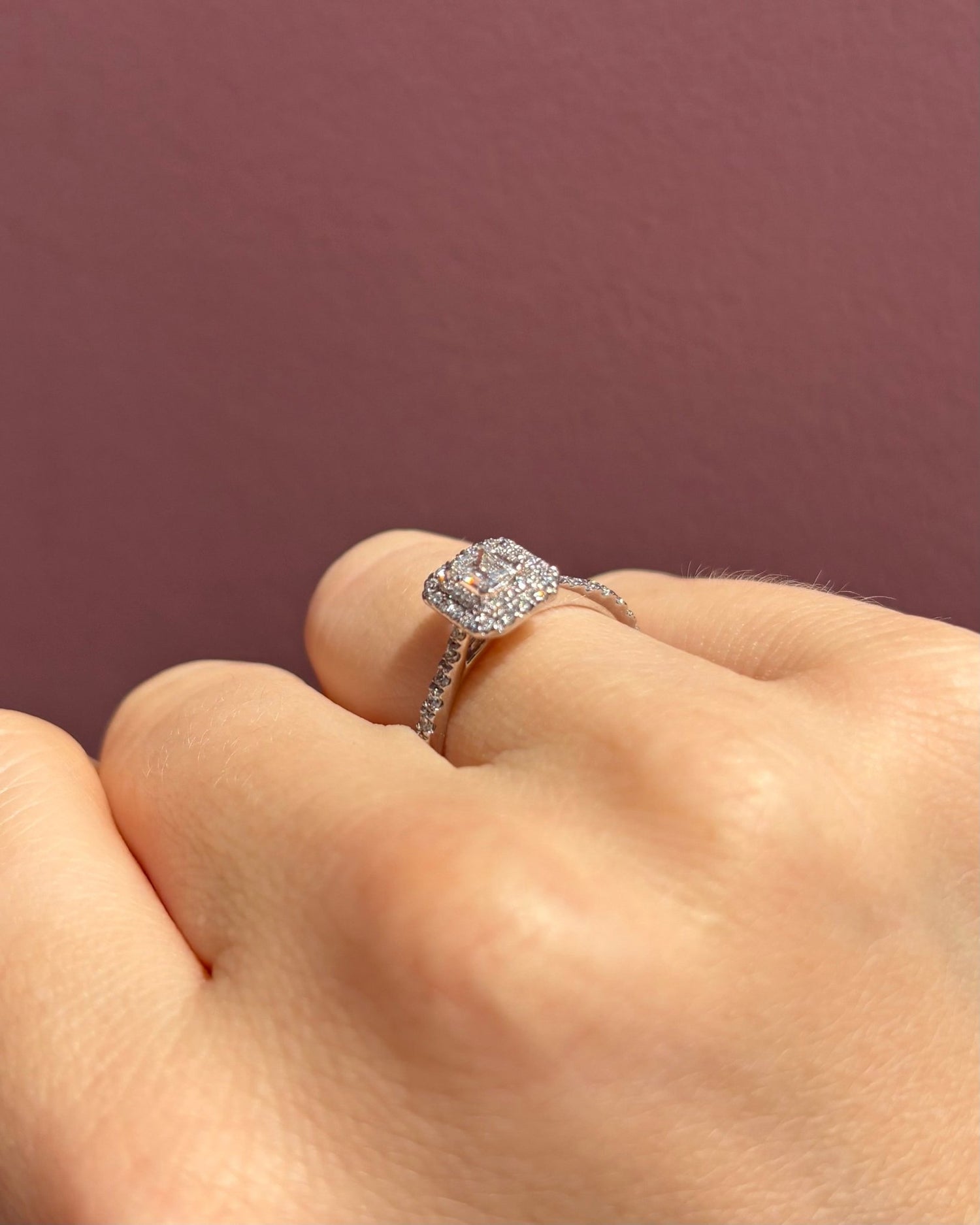 Bague Diamants 0.80 carat &quot;Diame&quot; - Elliade Paris