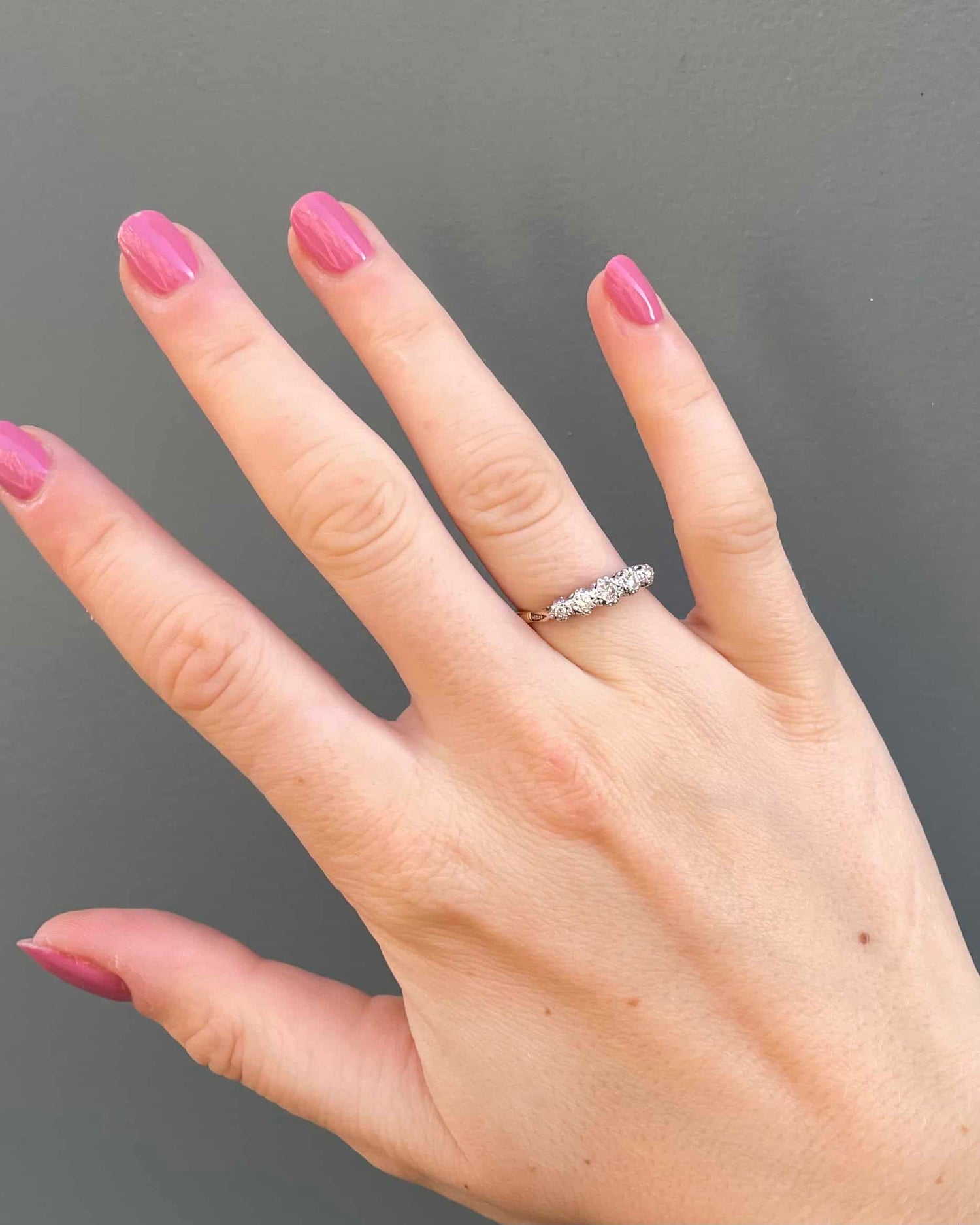 Bague Rivière Diamants 0.25 carat &quot;Mahaud&quot;