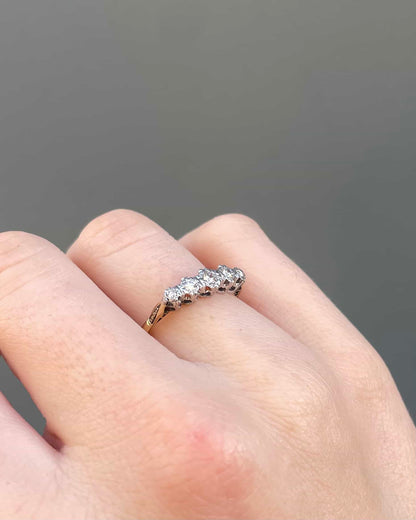 Bague Rivière Diamants 0.25 carat &quot;Mahaud&quot;