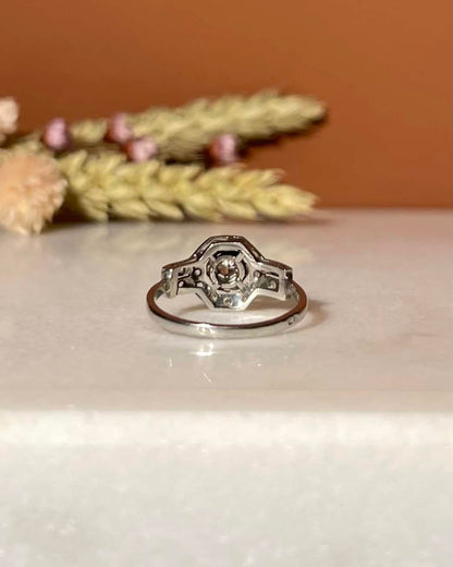 Bague Art Déco 21 Diamants &quot;Amalia&quot;