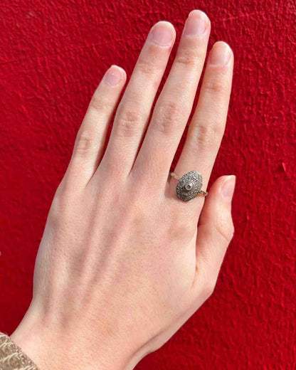 Bague Diamants Art-déco vintage &quot;Denise&quot;