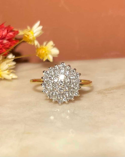 Bague Marguerite 37 Diamants &quot;Estelle&quot;