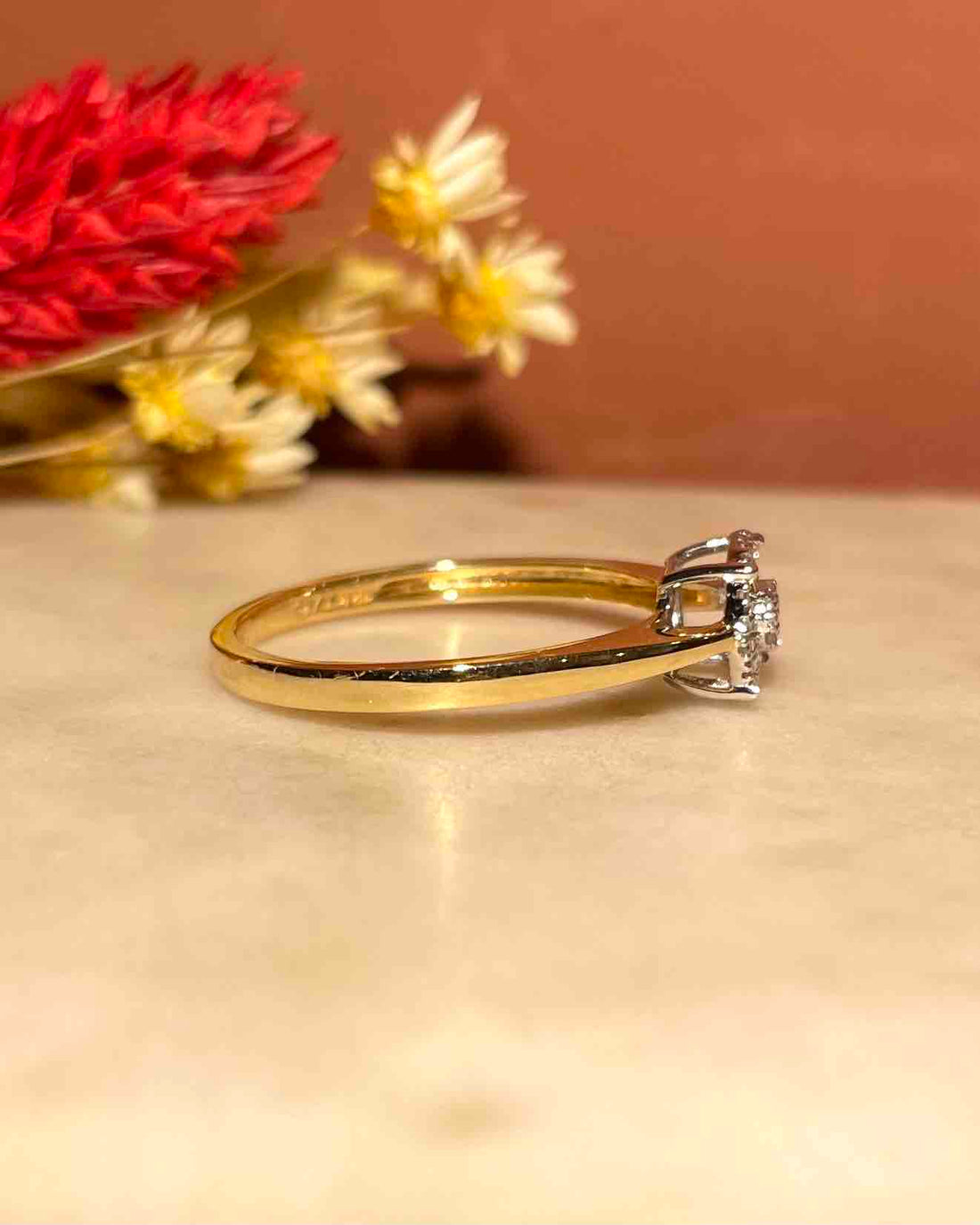 Bague vintage 24 diamants &quot;Rayle&quot;