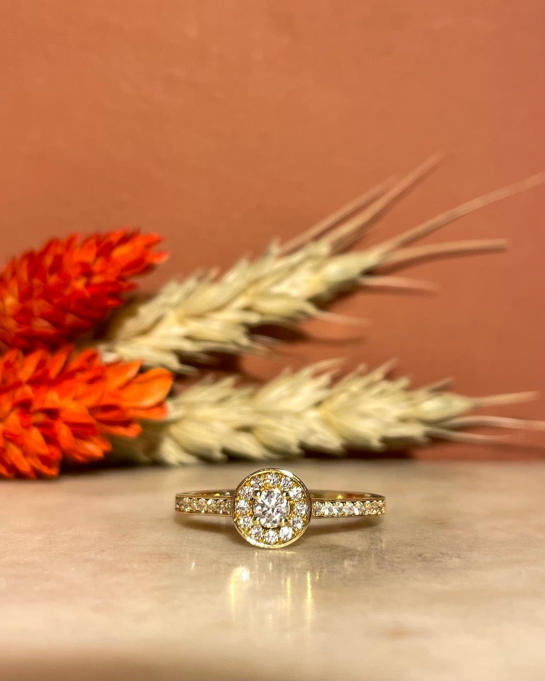 Bague Solitaire 29 Diamants &quot;Carmelle&quot;