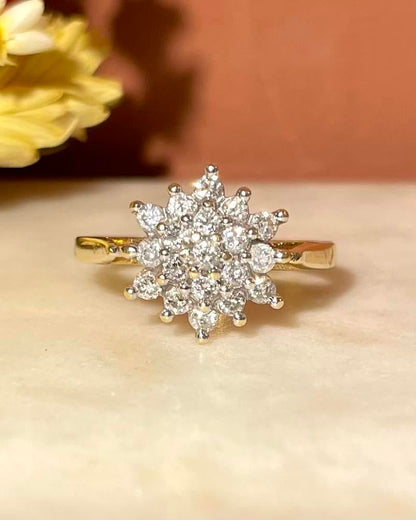 Bague Marguerite 19 Diamants &quot;Addie&quot;