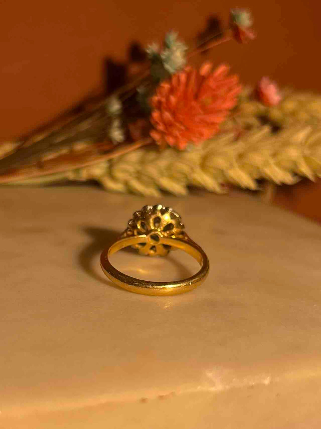 Bague Art-déco 29 diamants &quot;Colombe&quot;