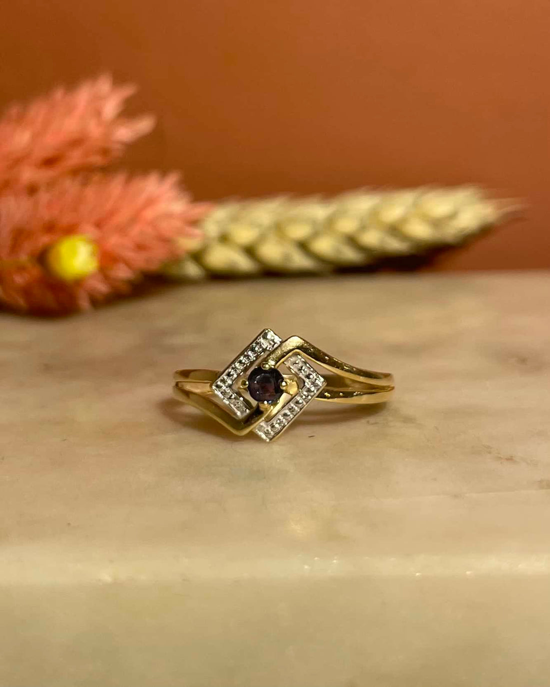 Bague Vintage Saphir &quot;Elianne&quot;