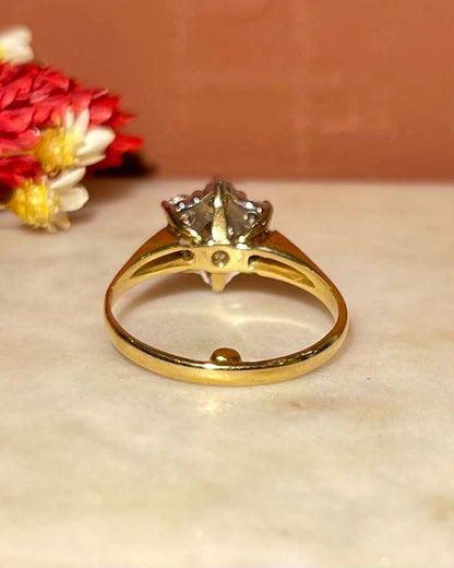 Bague Marguerite 0.80 carat Diamants &quot;Pia&quot;