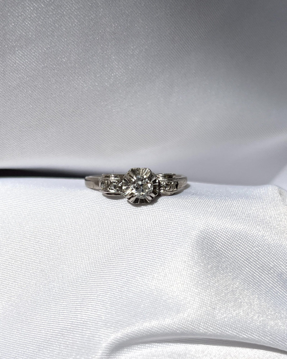 Bague diamants années 1950 &quot;Léana&quot;