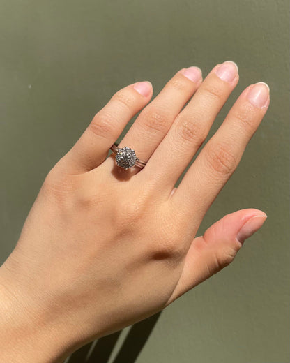 Bague Marguerite Vintage Diamants &quot;Silvia&quot;