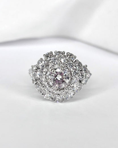 Bague Dôme Diamants 2.61 carats "Elisabeth" - Elliade Paris