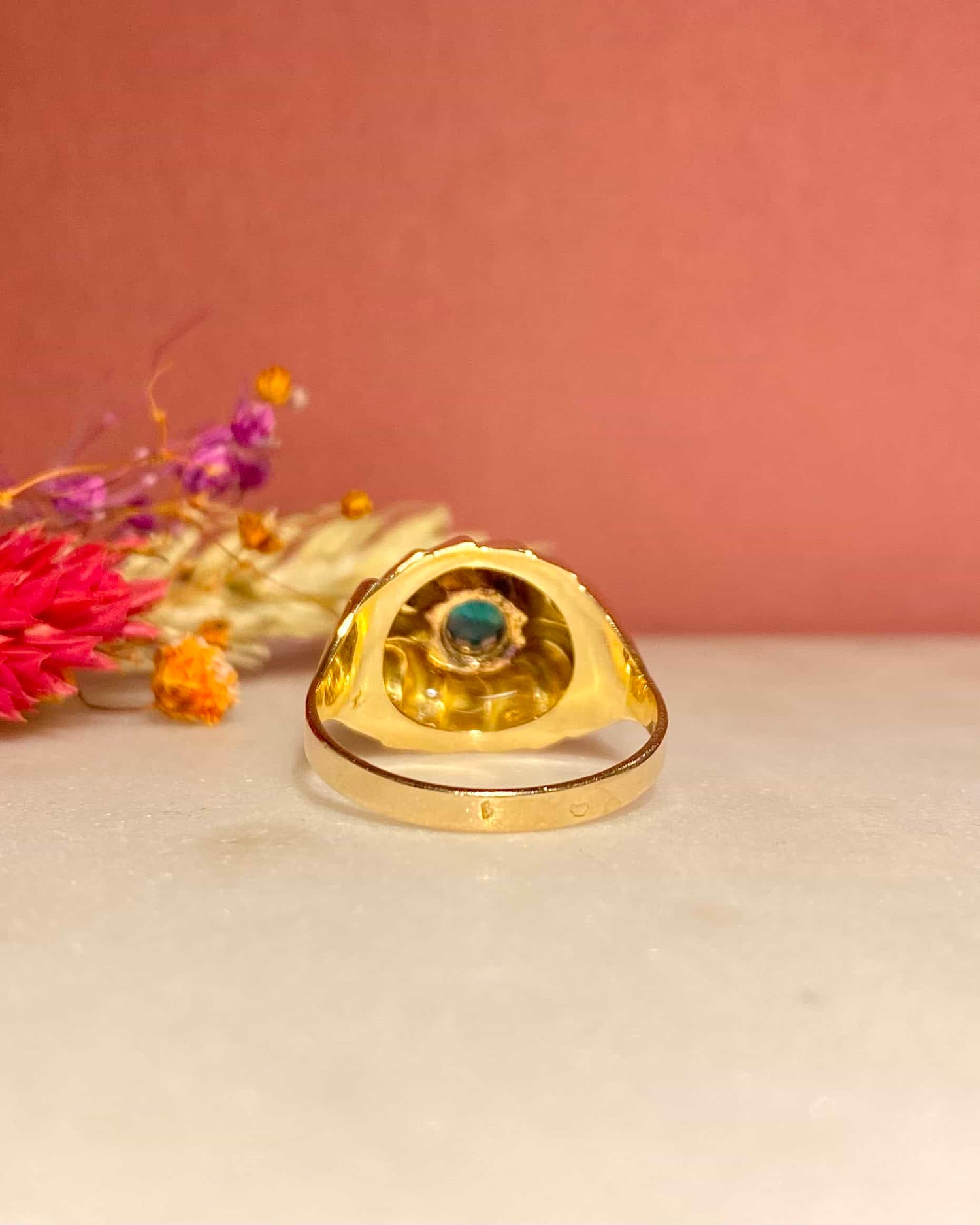 Bague Jonc Tourbillon Émeraude 0.25 carat &quot;Telma&quot;