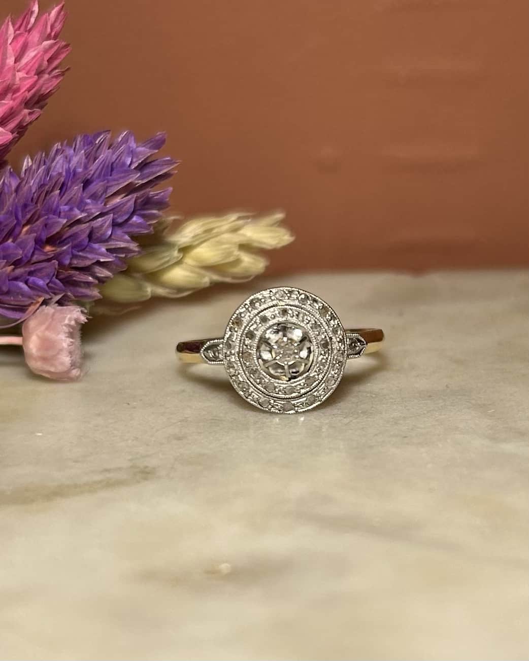 Bague Vintage Art-Déco 27 Diamants &quot;Viviana&quot;