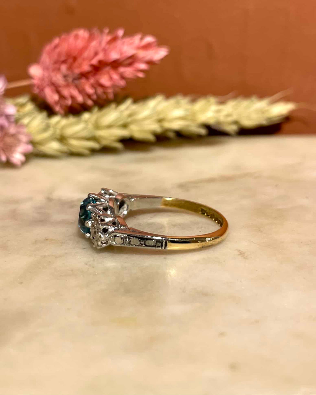 Bague Trilogie Zircon 1.70 Carat &amp; Diamants &quot;Mayanne&quot;