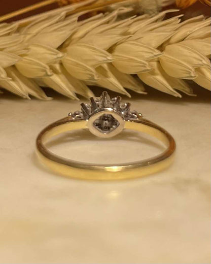 Bague Étincelle de 16 Diamants &quot;Rahma&quot; - Elliade Paris