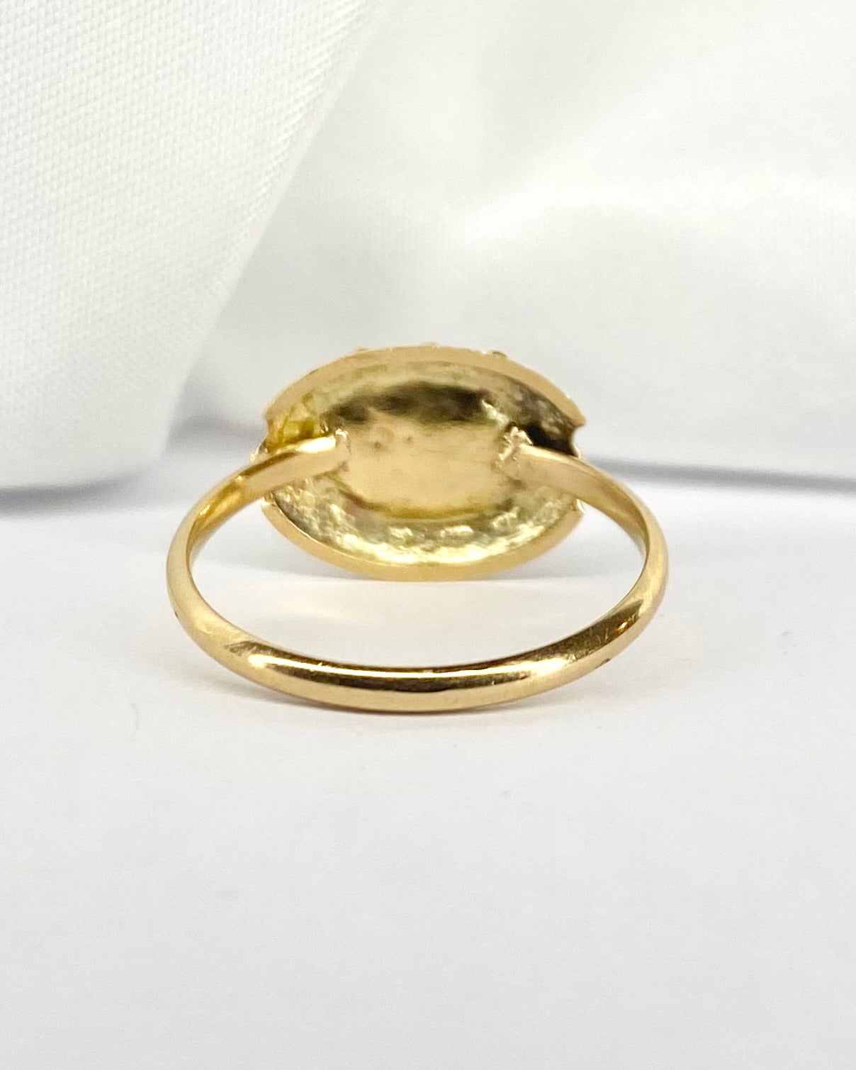 Bague Étoile Diamant &amp; Jaspe Sanguin &quot;Clervie&quot; - Elliade Paris