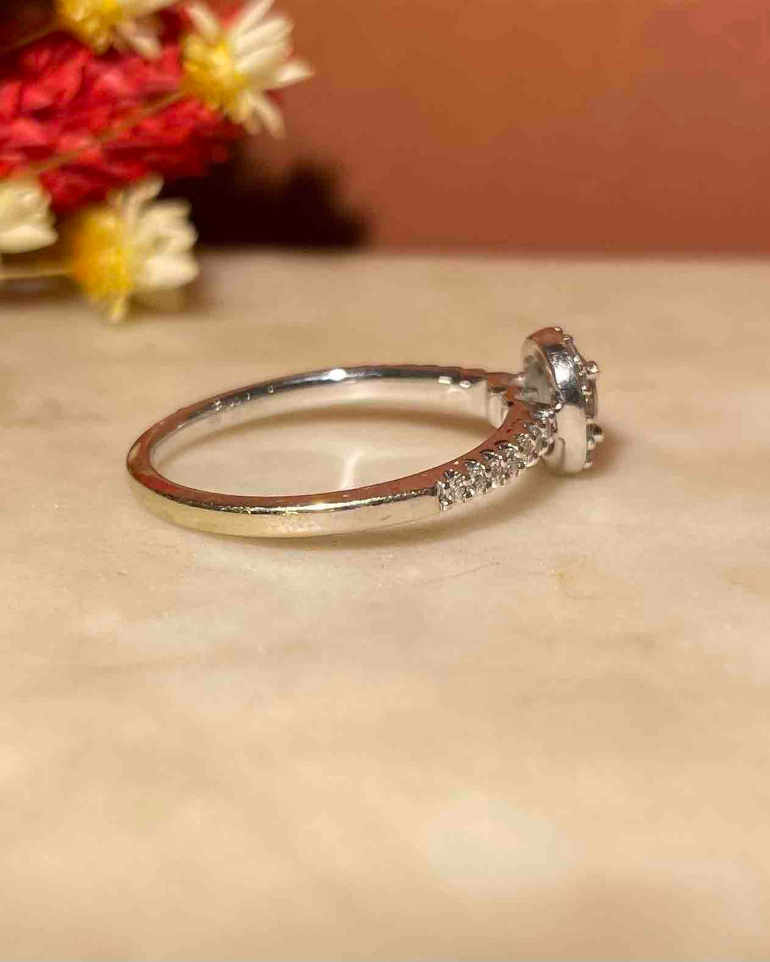 Bague vintage 29 Diamants &quot;Rozenn&quot;
