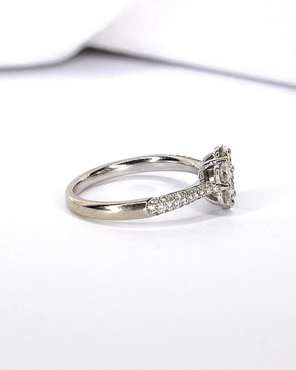 Bague Fleur 63 Diamants 0.98 carat "Théodora" - Elliade Paris