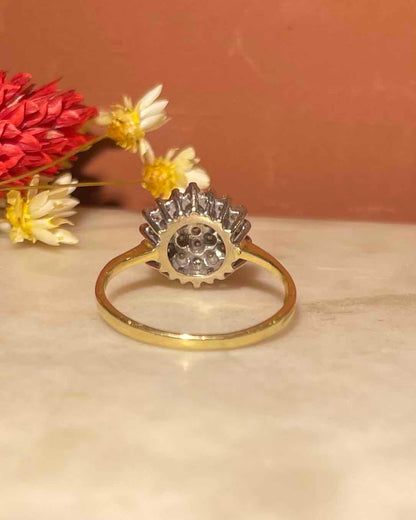 Bague Marguerite 37 Diamants &quot;Estelle&quot;