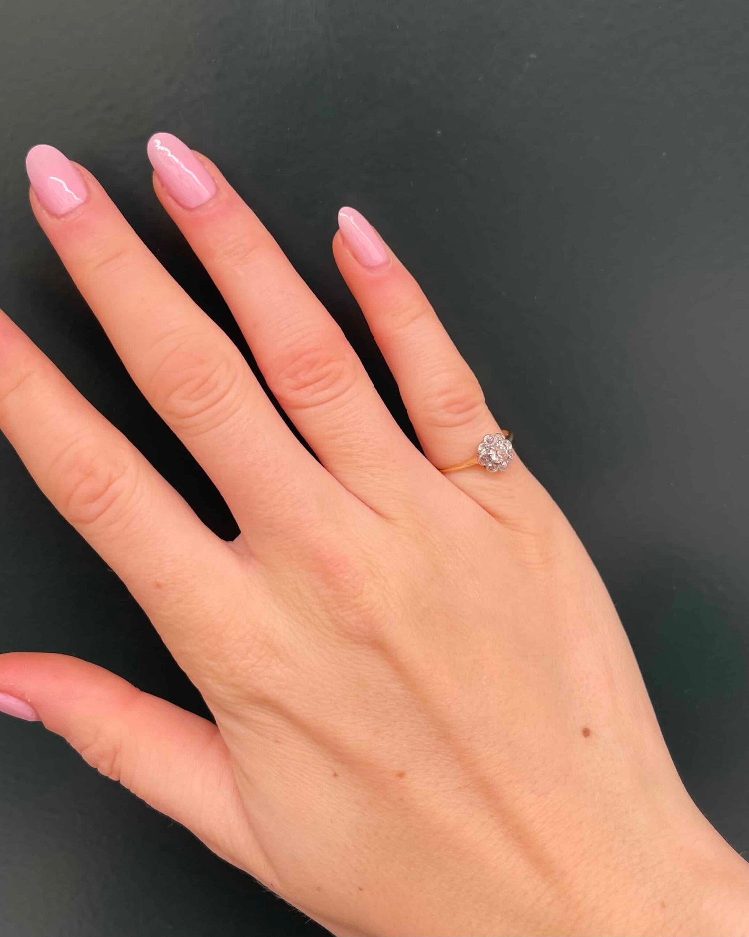 Bague Marguerite Art-Déco Diamants &quot;Tosca&quot;