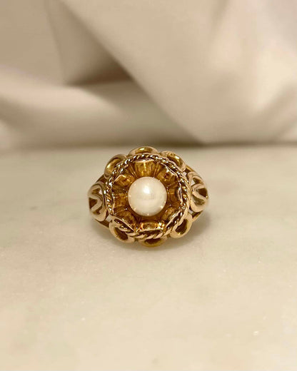Bague Fleur Perle &quot;Léonce&quot; - Elliade Paris