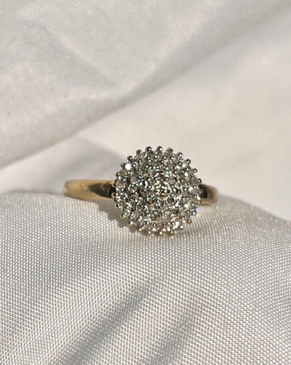 Bague fleur quarante - cinq diamants &quot;Jodie&quot; - Elliade Paris