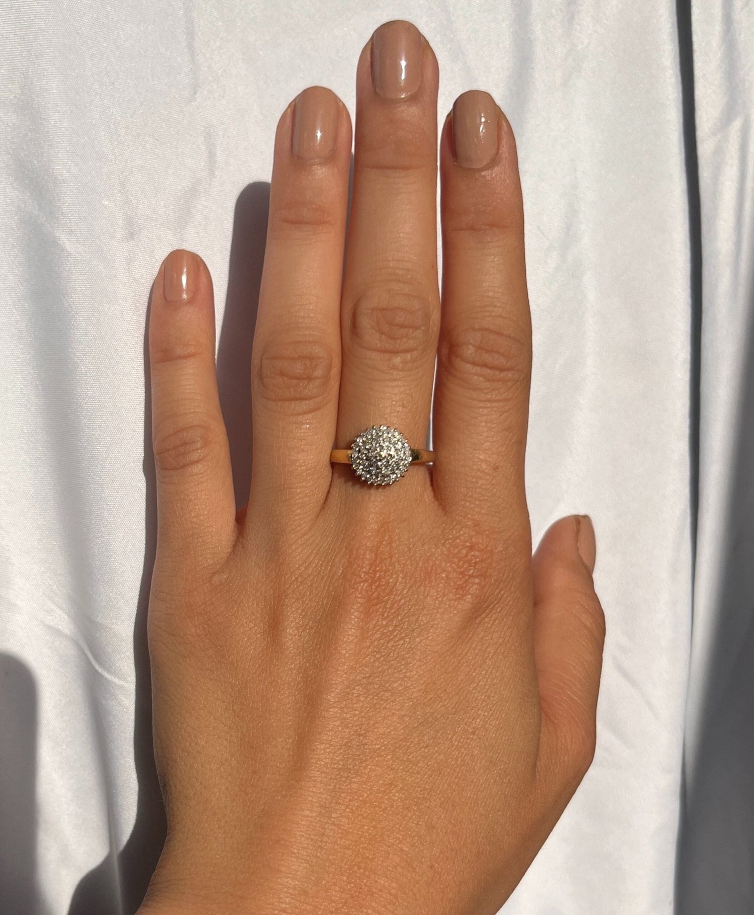 Bague fleur quarante - cinq diamants &quot;Jodie&quot; - Elliade Paris