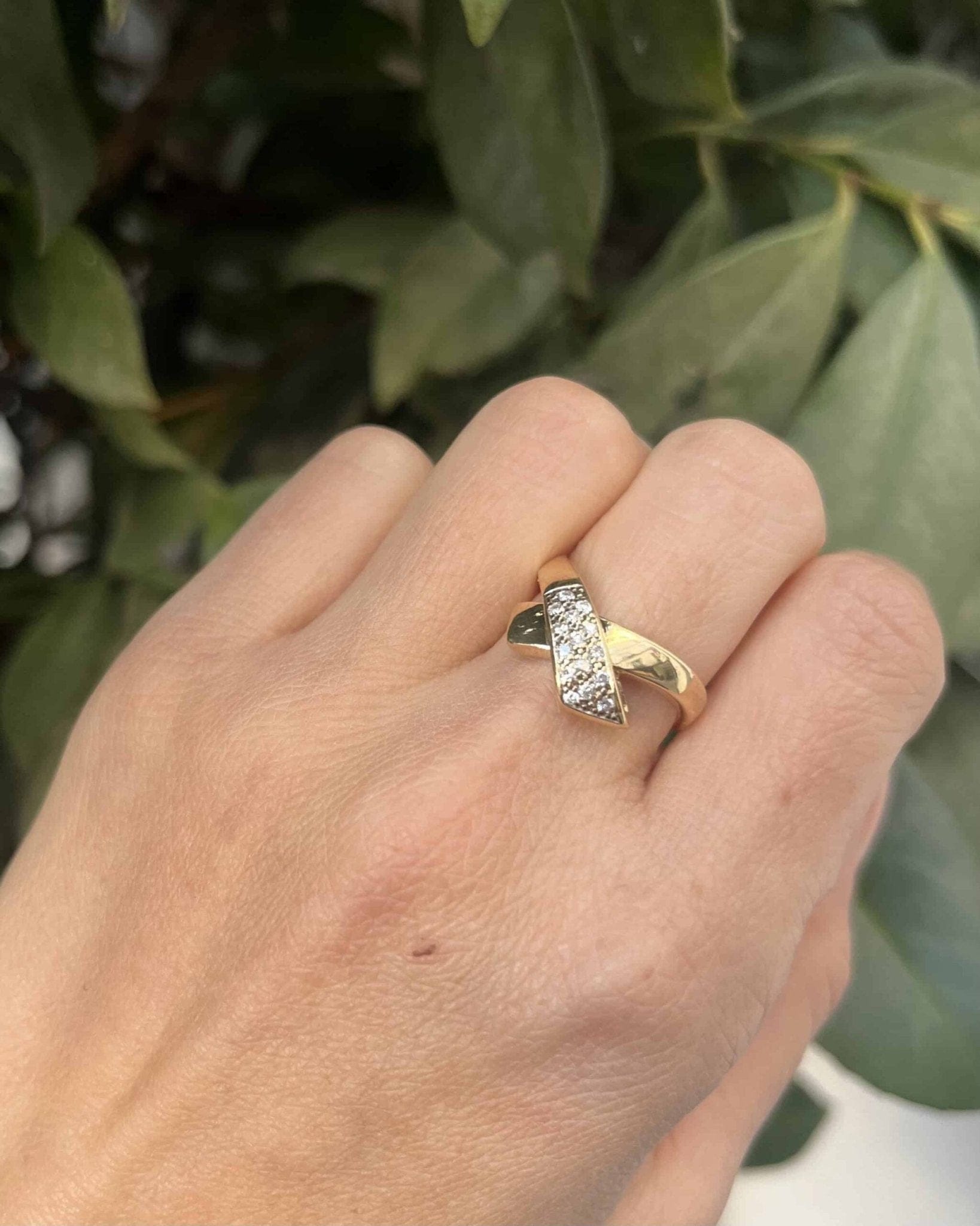 Bague Jonc 15 Diamants signée Carven "Maeve" - Elliade Paris