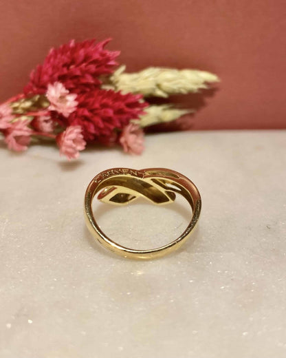 Bague Jonc 15 Diamants signée Carven &quot;Maeve&quot; - Elliade Paris